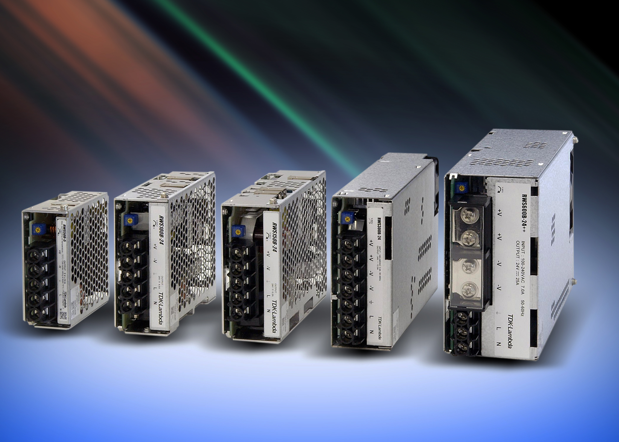 RWS-B 50-1500W General Purpose and Medical Power Supplies